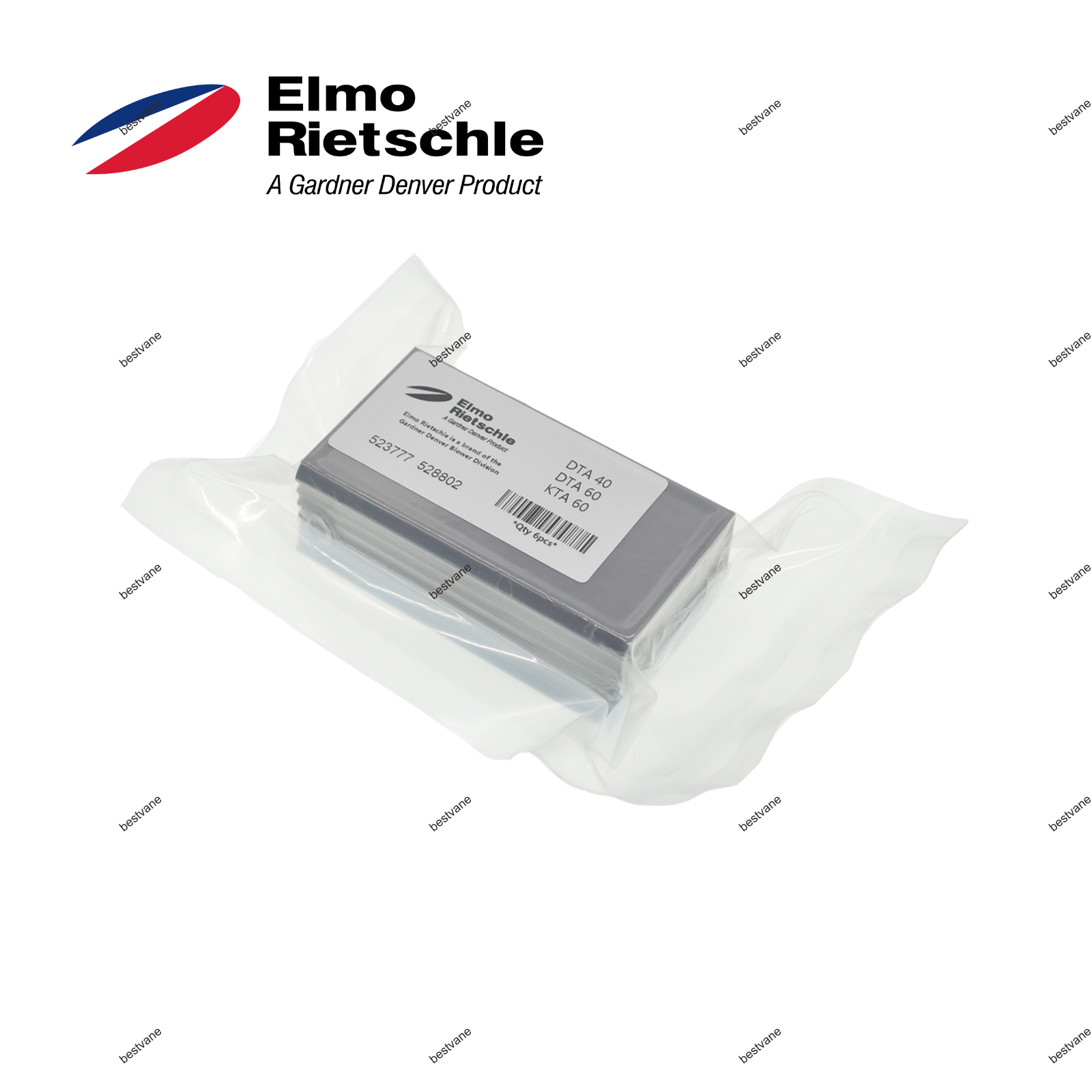 Genuine Original Elmo Rietschle Carbon Vanes 523777 / 528802 6pcs