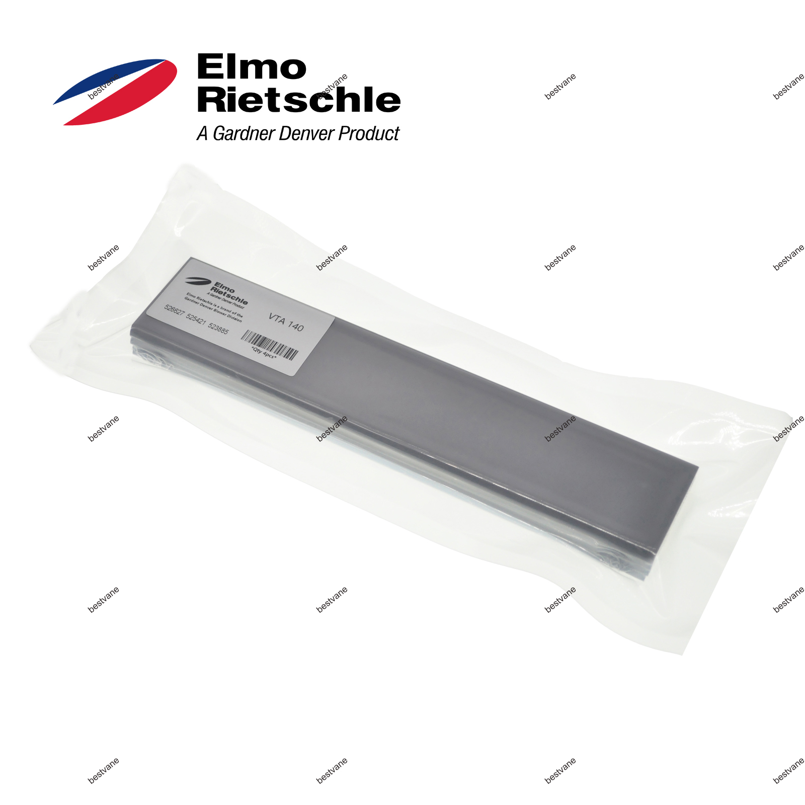 Genuine Original Elmo Rietschle Carbon Vanes 526627 / 525421 / 523885 4pcs